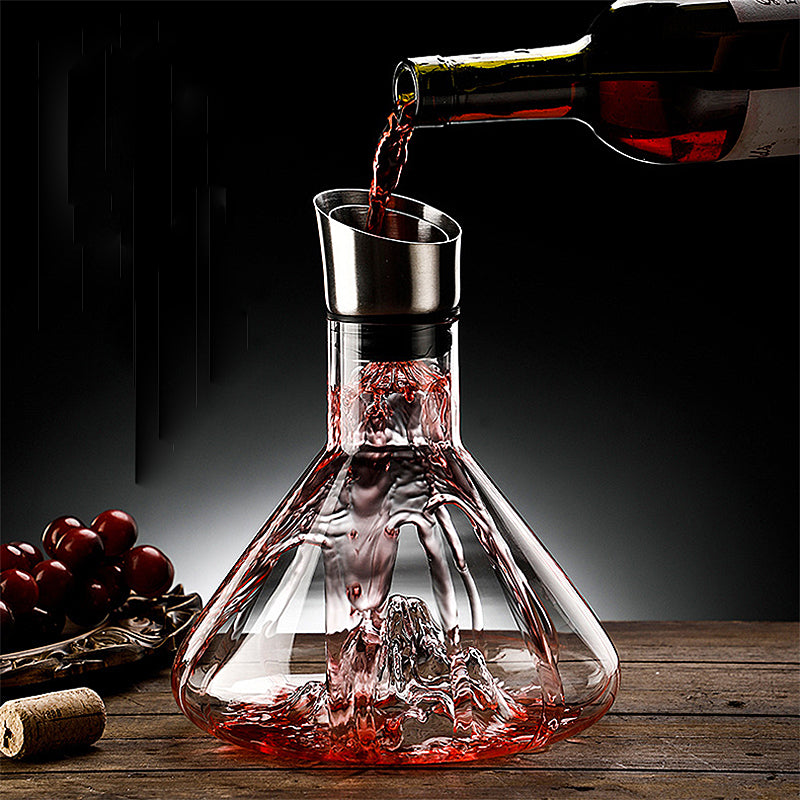 Wine Decanter Aerator Lead Free Glass Ware Premium Decanter Water Jug Bottle