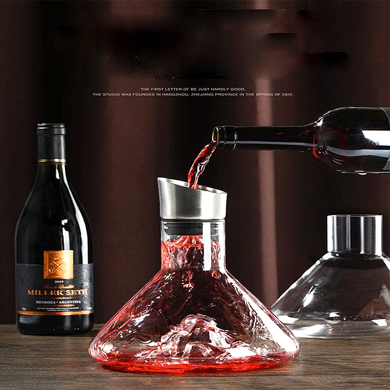 Wine Decanter Aerator Lead Free Glass Ware Premium Decanter Water Jug Bottle