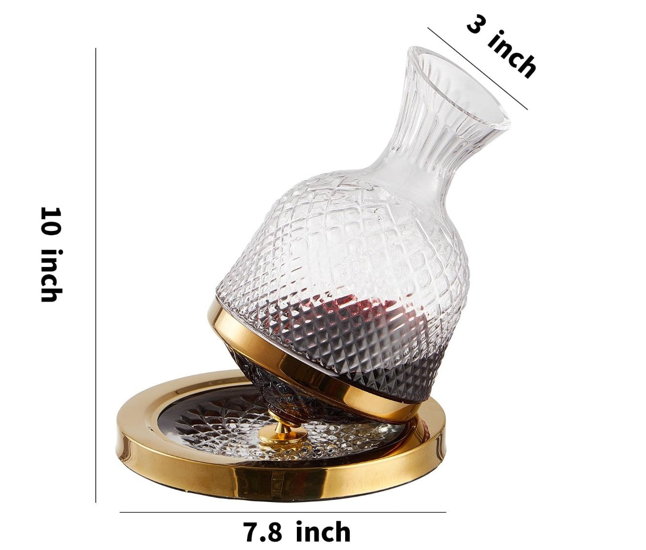 Wine Decanter Aerator Lead Free Glass Ware Premium Decanter Water Jug Bottle