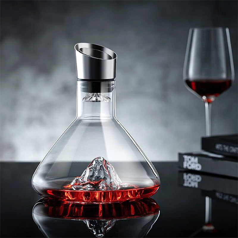 Wine Decanter Aerator Lead Free Glass Ware Premium Decanter Water Jug Bottle