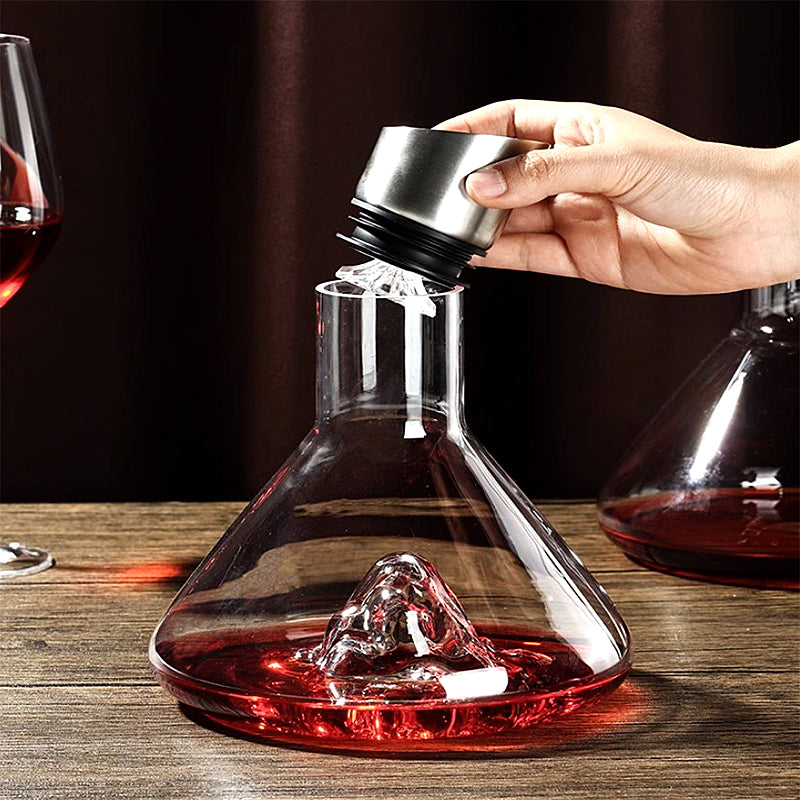 Wine Decanter Aerator Lead Free Glass Ware Premium Decanter Water Jug Bottle