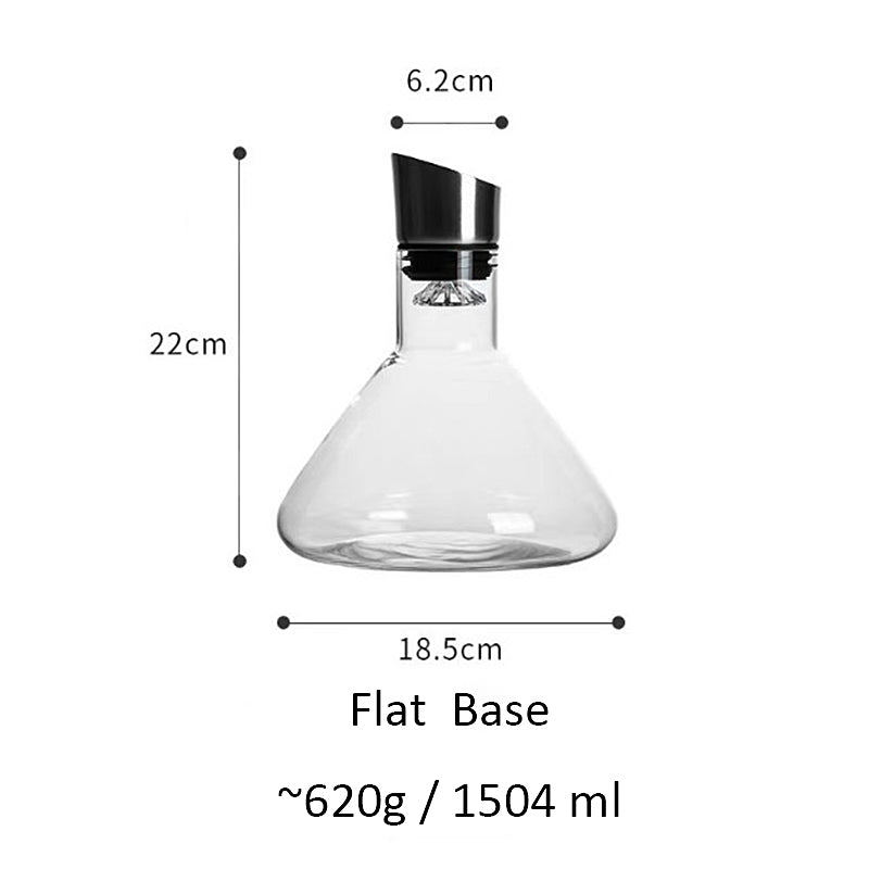 Wine Decanter Aerator Lead Free Glass Ware Premium Decanter Water Jug Bottle