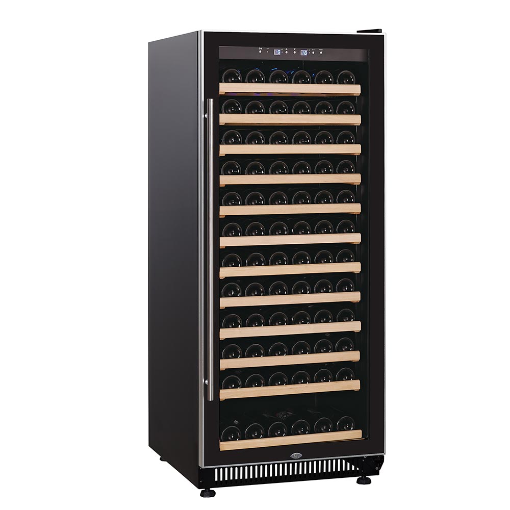 Wine Chiller 99 Bottle 9 Tier Wood Shelves with Handler